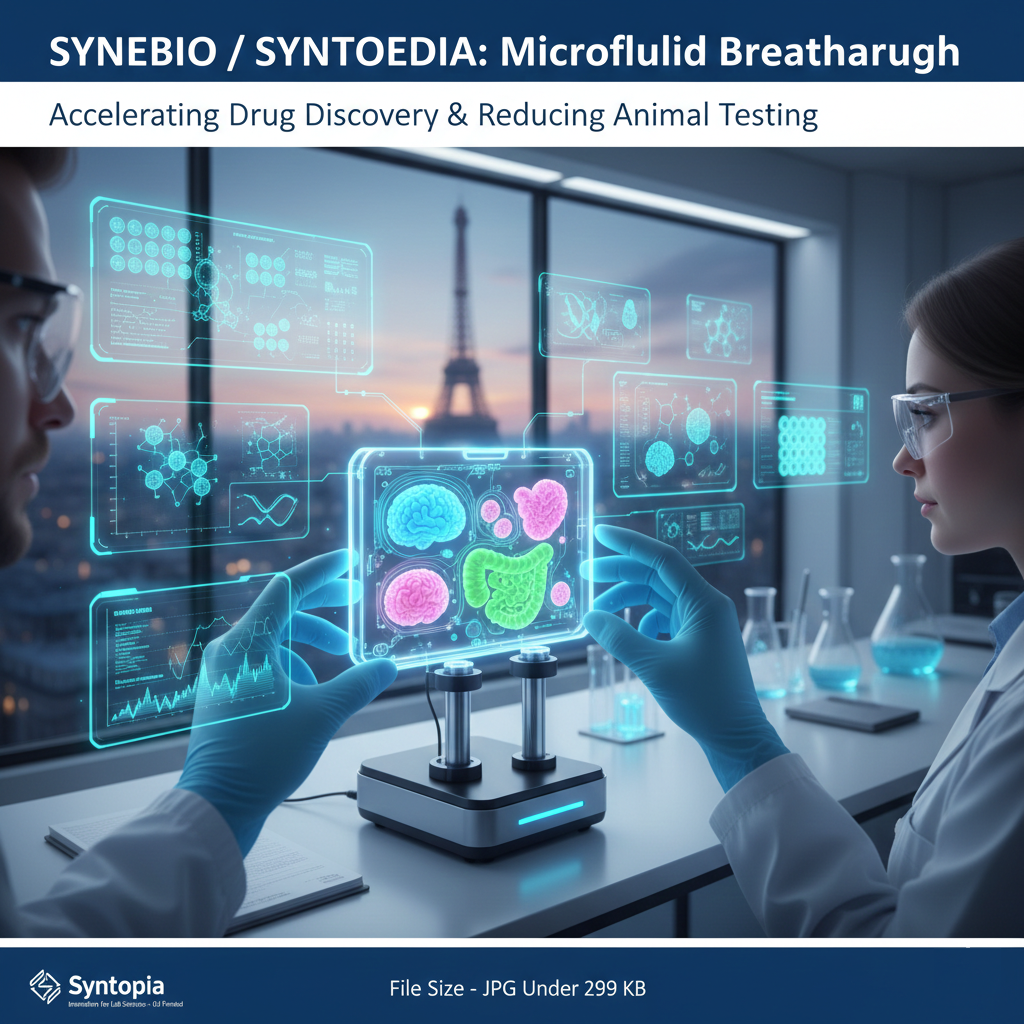 Syntopia: Breakthrough Microfluidic Platform for Drug Screening