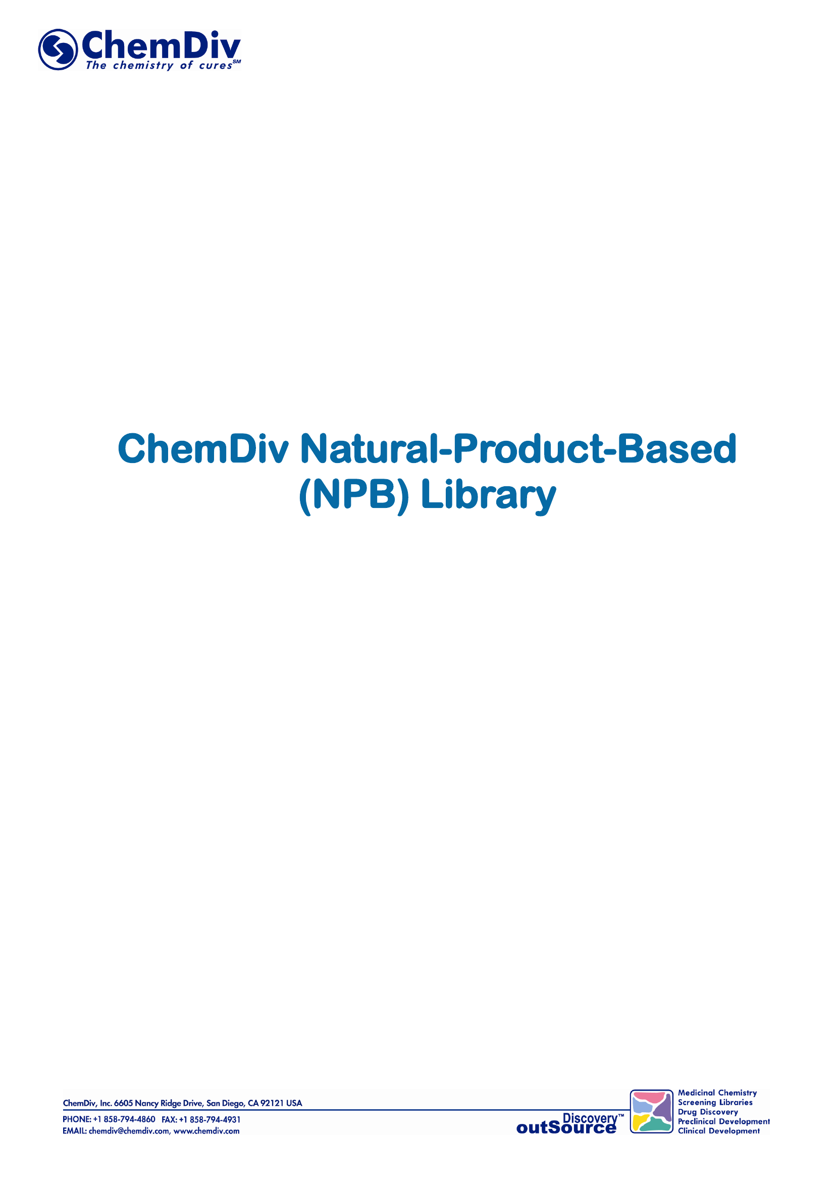  Natural Product Based Library