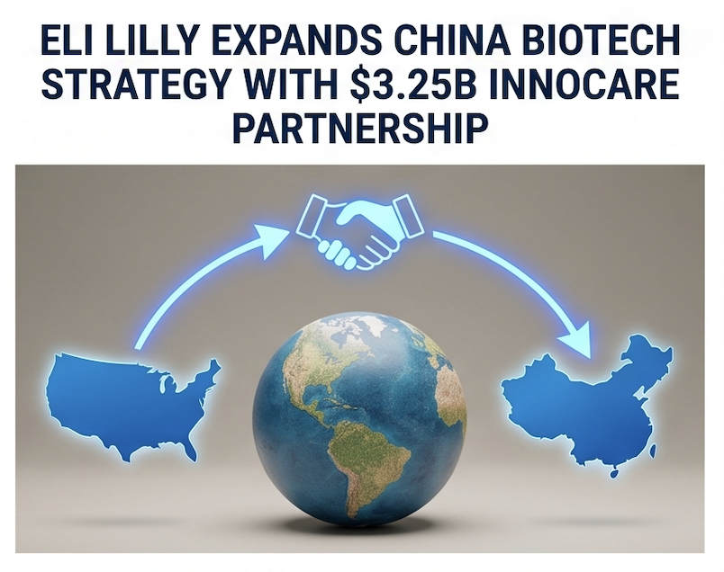 Eli Lilly Expands China Biotech Strategy With $3.25B InnoCare Partnership