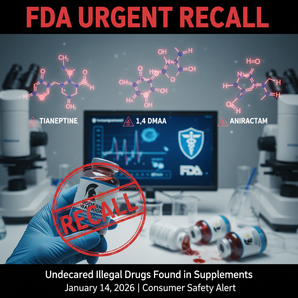 FDA Issues Urgent Recall: Illegal Drugs Found in Modern Warrior Supplements