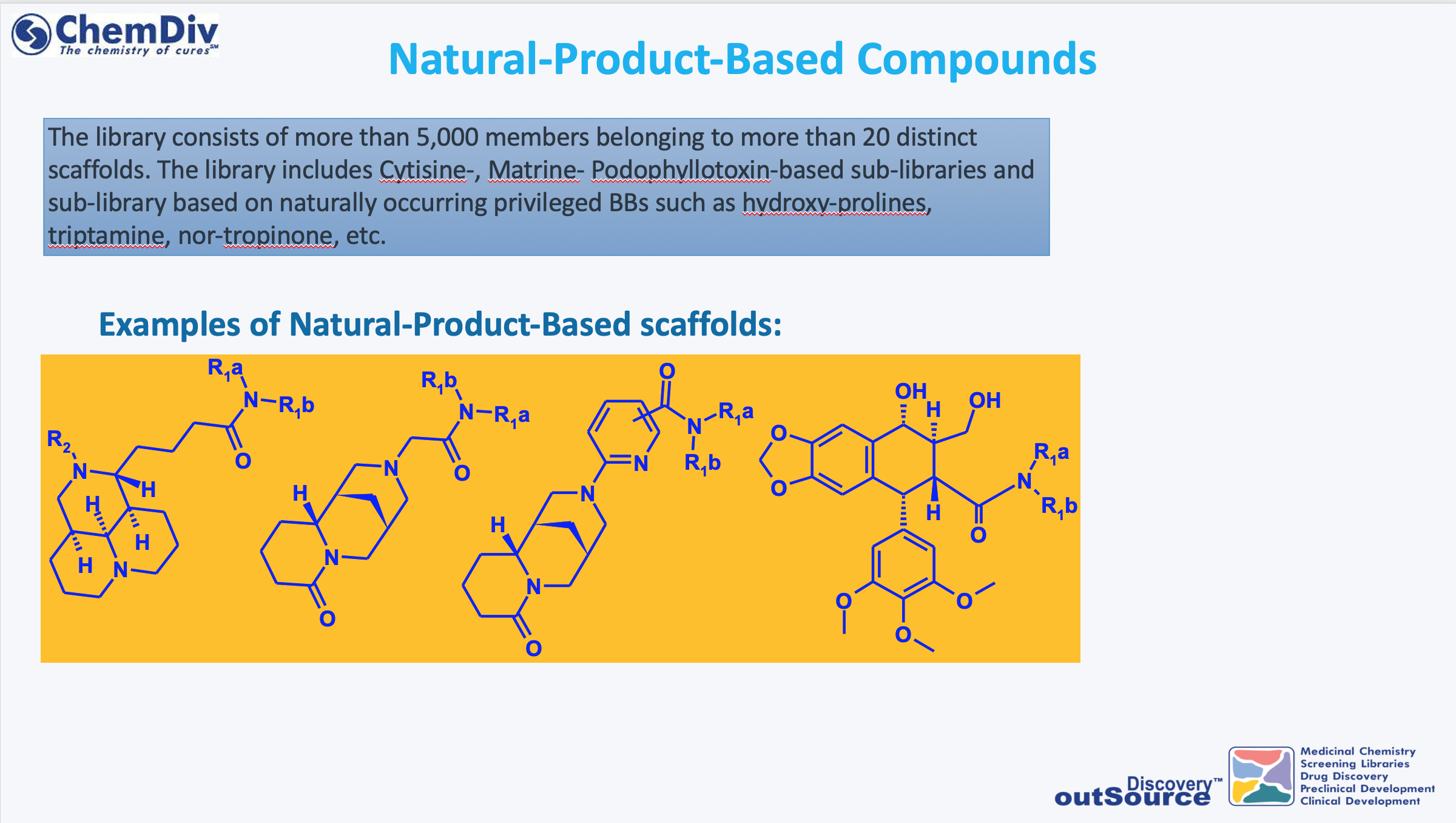  Natural Product Based Library