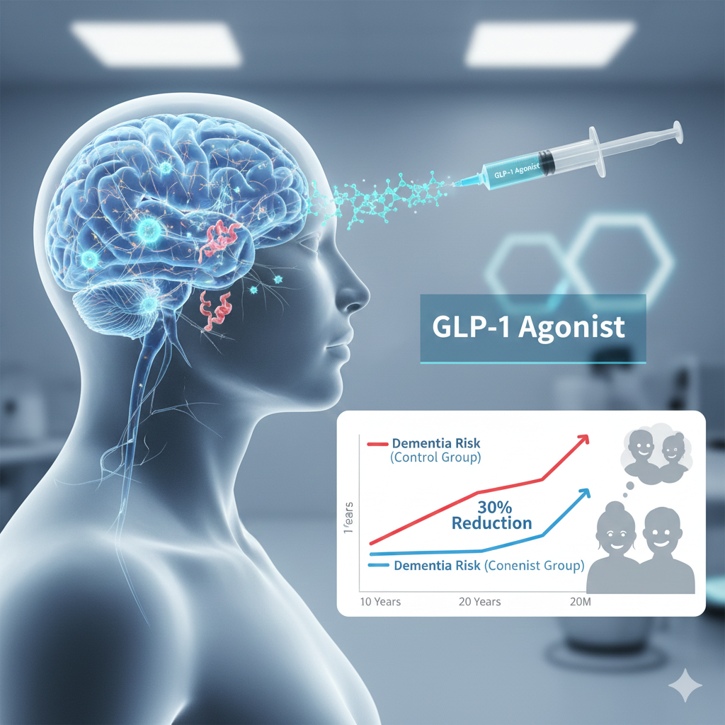 GLP-1 Agonists: Neuroprotection & Dementia Prevention Study