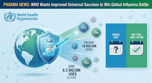 WHO Urges Development of Universal Influenza Vaccines to Save Millions