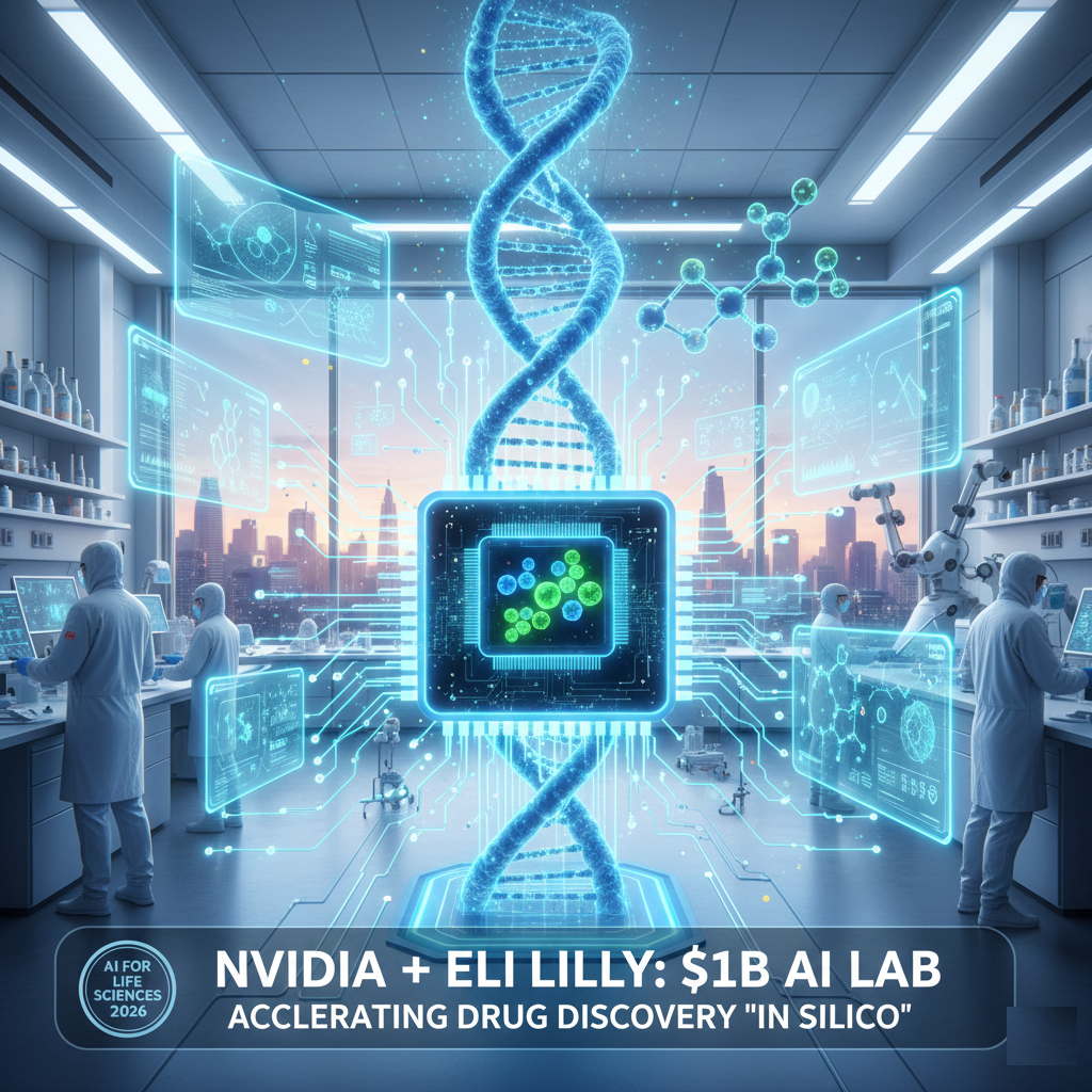 Nvidia & Eli Lilly to Invest $1B in AI Medical Research Lab