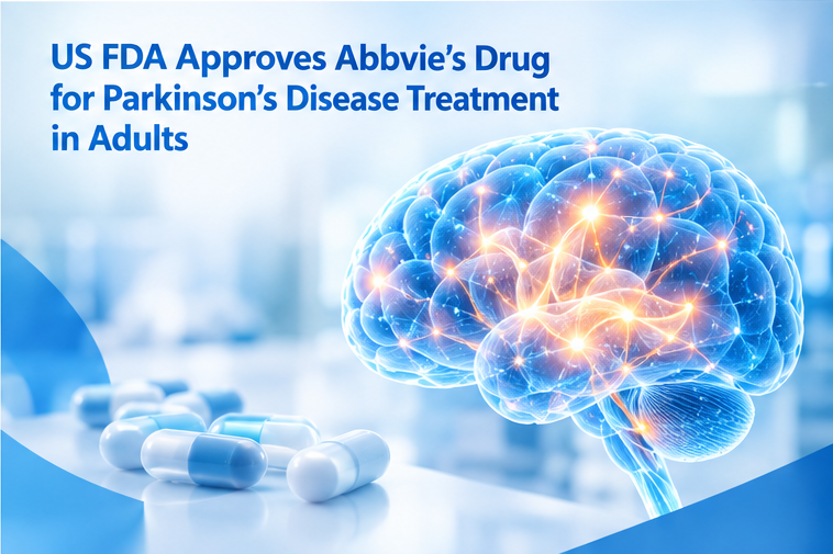 US FDA approves AbbVie's drug for Parkinson's disease treatment in adults