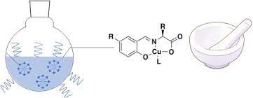 Fast and facile synthesis of antibacterial amino acid Schiff base copper complexes