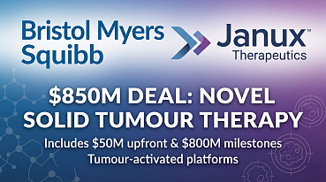 BMS Signs $850m Deal with Janux for Novel Solid Tumour Therapy