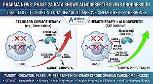 Phase 2a Trial Data Shows Alnodesertib Slows Ovarian Cancer Progression