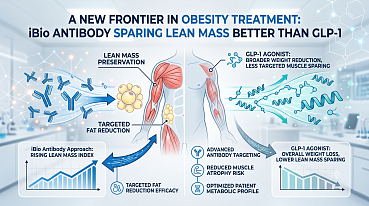 New Obesity Treatment: iBio Antibody Spares Lean Mass Better Than GLP-1
