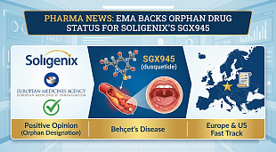EMA Backs Orphan Drug Status for Soligenix’s SGX945 in Behçet's Disease