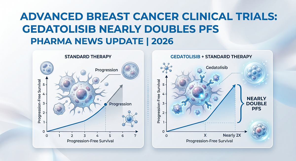 Advanced Breast Cancer Clinical Trials: Gedatolisib Nearly Doubles PFS