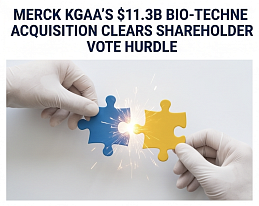 Merck KGaA's $11.3B Bio-Techne Acquisition Clears Shareholder Vote Hurdle