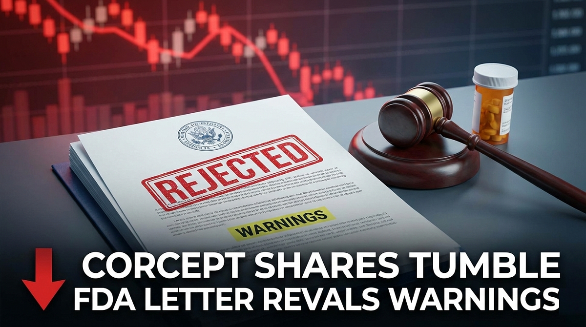 Corcept Shares Tumble After FDA Letter Reveals Warnings Before Drug Rejection