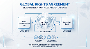 Ionis Grants Recordati Global Rights to Zilganersen for Alexander Disease