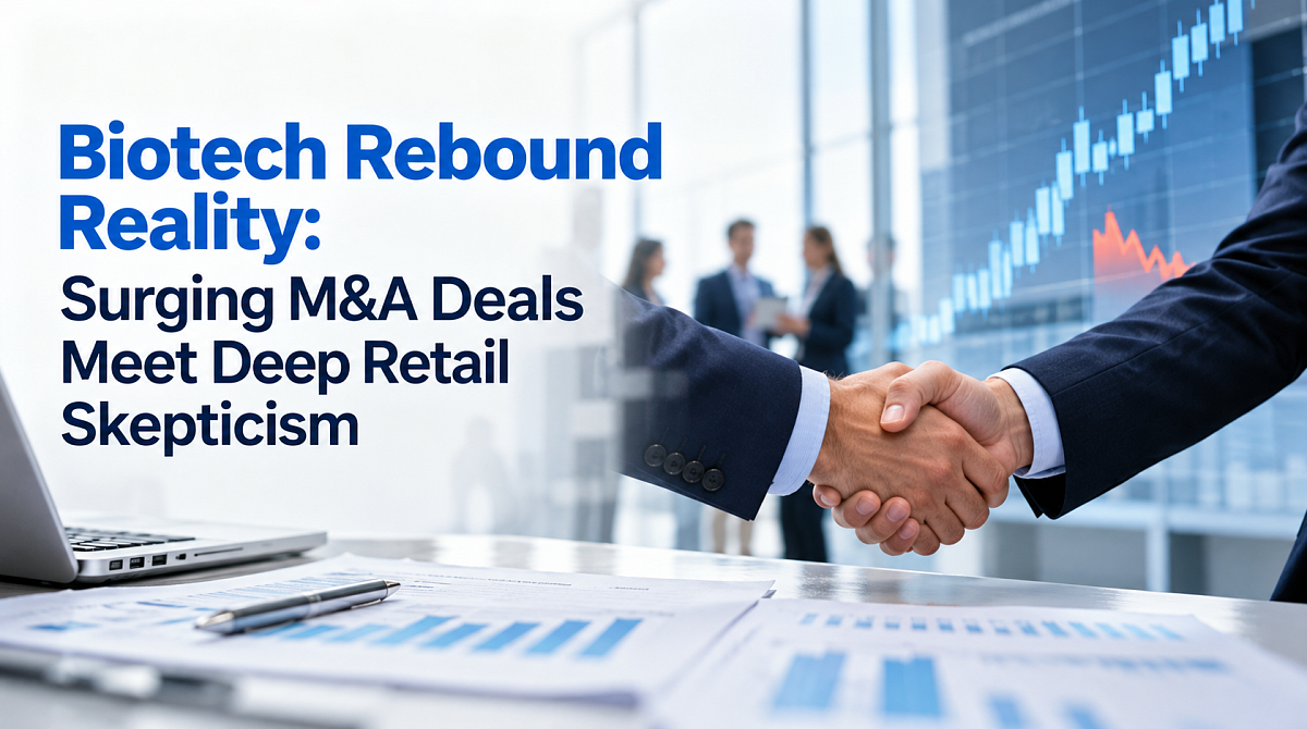 Biotech Rebound Reality: Surging M&A Deals Meet Deep Retail Skepticism