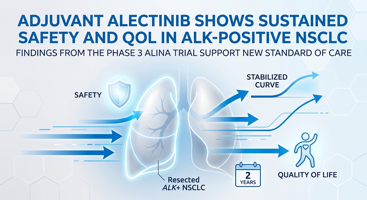 Adjuvant Alectinib Maintains Manageable Safety and QoL in NSCLC