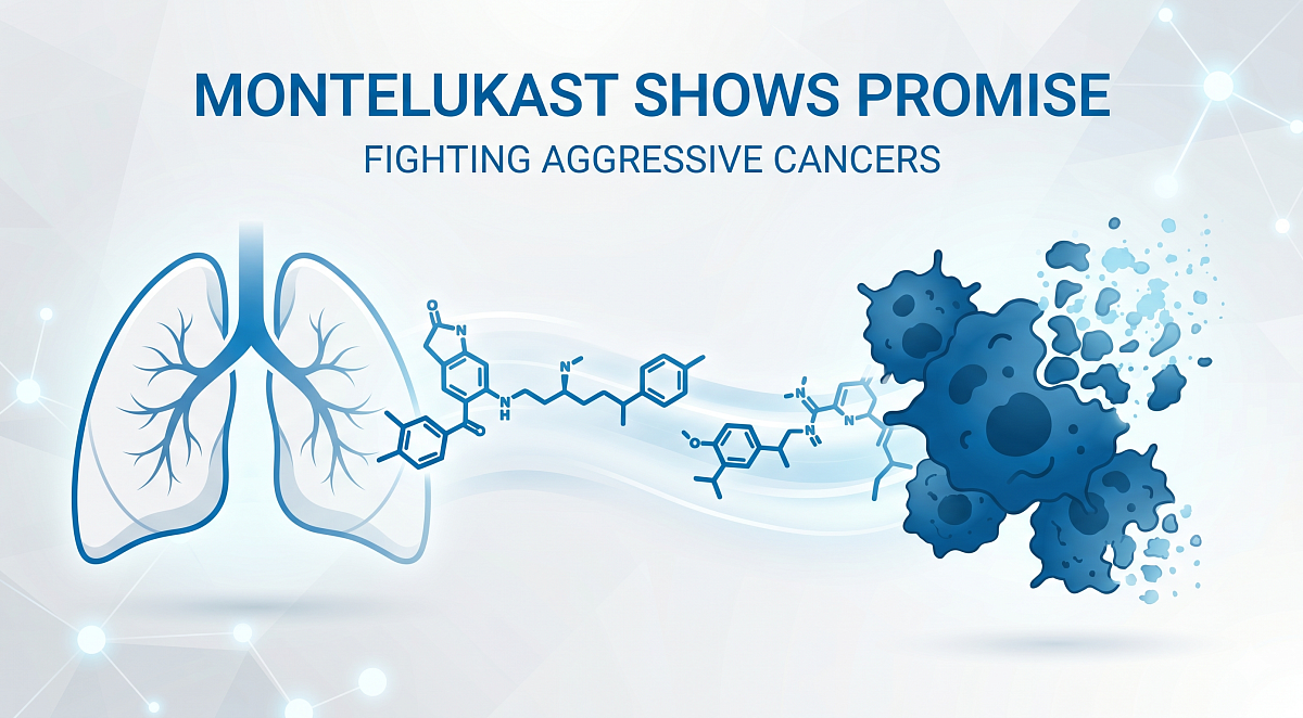 Asthma Drug Montelukast Shows Promise Fighting Highly Aggressive Cancers