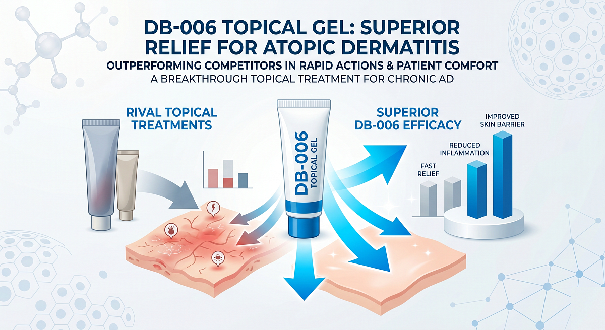 Atopic Dermatitis Topical Treatments: DB-006 Outperforms Rivals