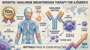 FDA Grants Breakthrough Therapy to Novartis' Ianalumab for Sjögren's Disease
