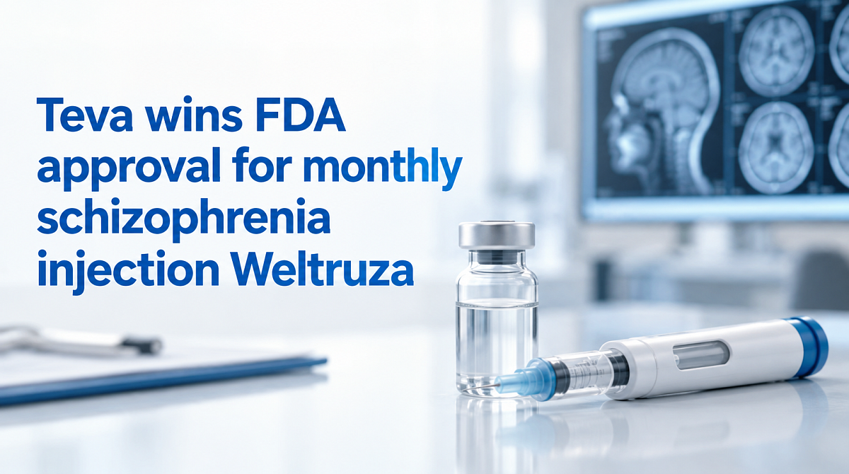 Teva wins FDA approval for monthly schizophrenia injection Weltruza