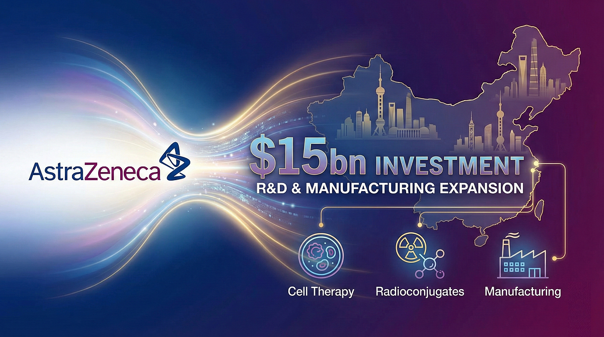 AstraZeneca Pledges $15bn for China R&D and Manufacturing Expansion