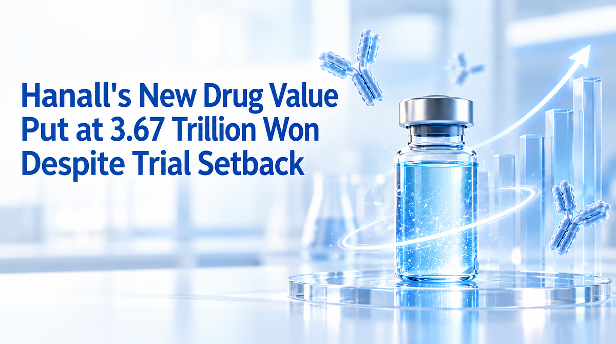 Hanall's New Drug Value Put at 3.67 Trillion Won Despite Trial Setback