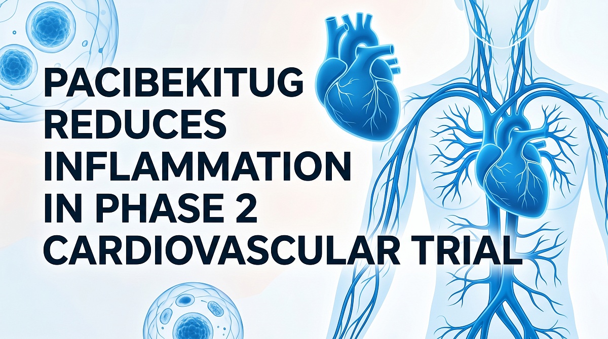 Novartis Pacibekitug Reduces Inflammation in Phase 2 Cardiovascular Trial