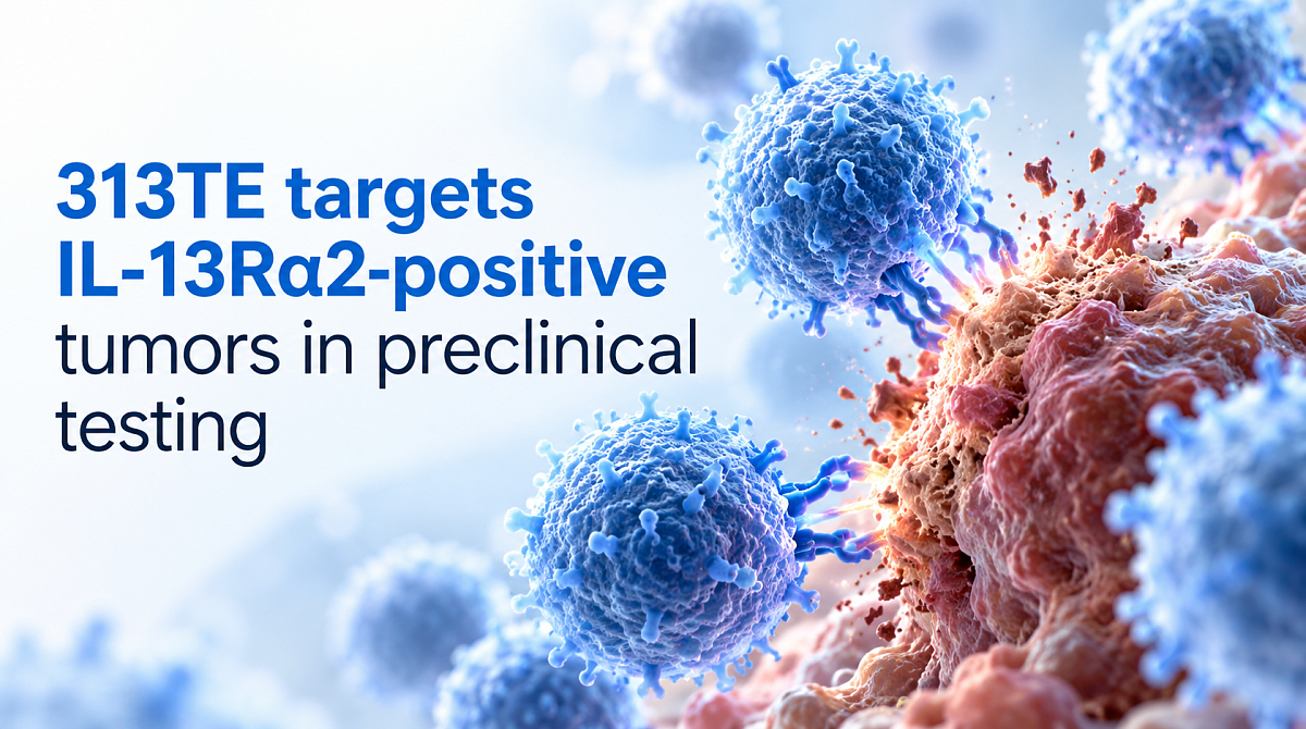 313TE targets IL-13Rα2-positive tumors in preclinical testing