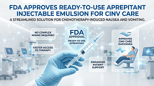 FDA Approves Ready-to-Use Aprepitant Injectable Emulsion for CINV Care