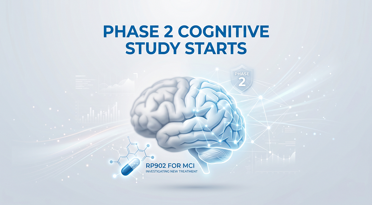 Risen Pharma Starts Phase 2 Trial of RP902 for Mild Cognitive Impairment
