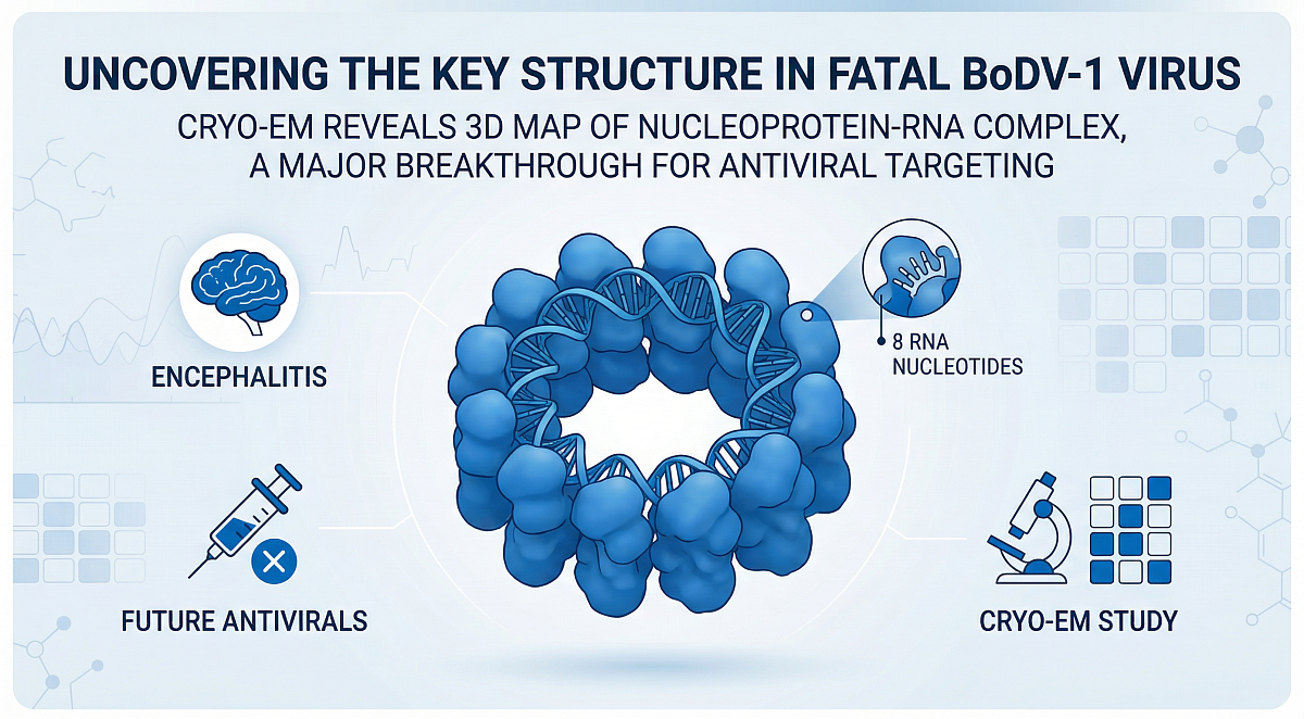 Study Reveals Key Nucleoprotein Structure in Fatal Borna Disease Virus 1