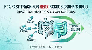 Redx Achieves FDA Fast Track Designation for Crohn’s Disease Drug RXC008