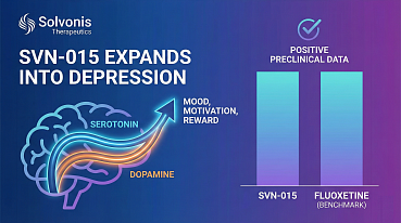 Solvonis Expands SVN-015 into Depression Following Positive Preclinical Data