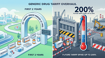 Generic Drug Tariffs: Trump Announces 0% Rate for 2 Years, Then Up to 200%