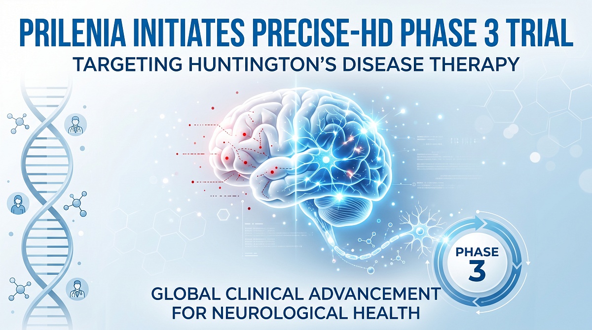 Prilenia Initiates PRECISE-HD Phase 3 Trial for Huntington's Disease Therapy