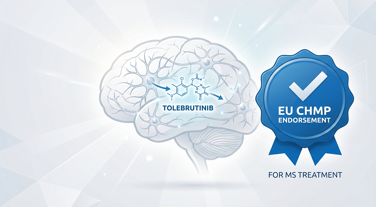 Sanofi Gains EU CHMP Endorsement for Tolebrutinib to Treat MS