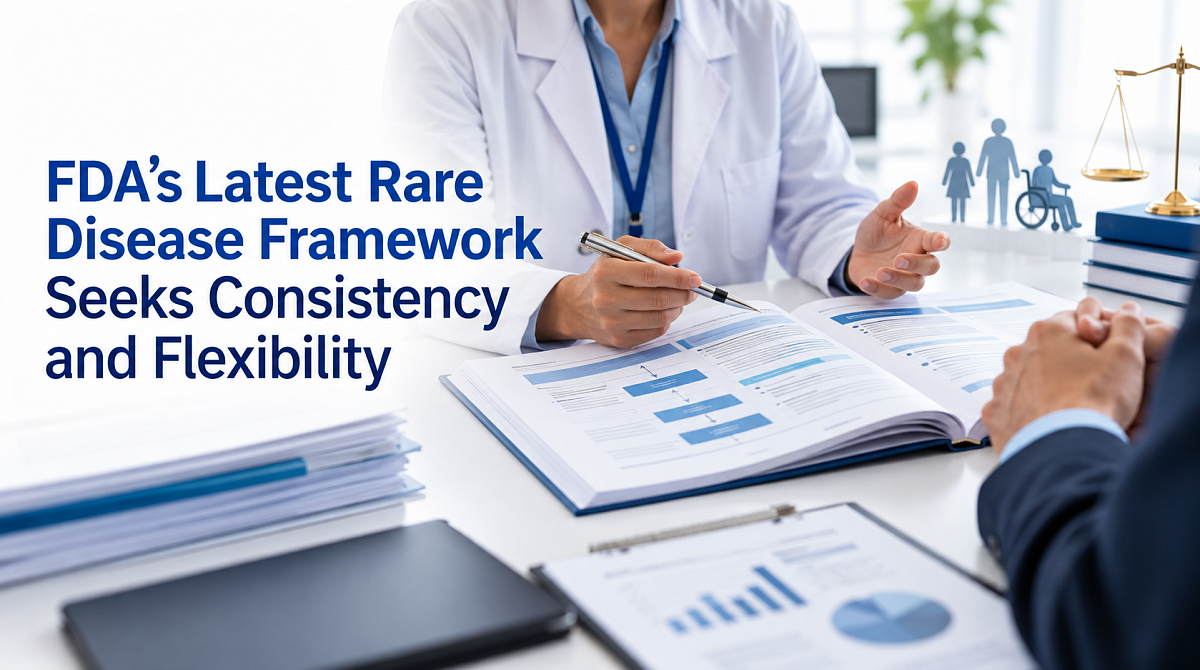 FDA’s Latest Rare Disease Framework Seeks Consistency and Flexibility