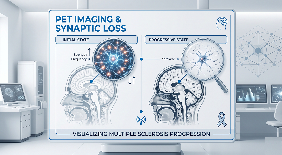 PET Imaging Reveals Synaptic Loss in Multiple Sclerosis Progression