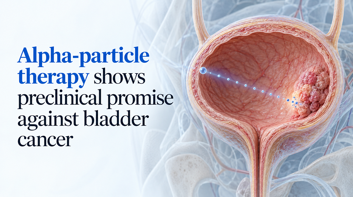 Alpha-particle therapy shows preclinical promise against bladder cancer