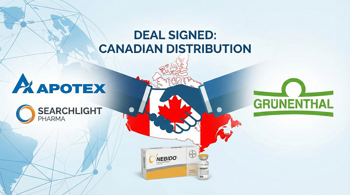 Apotex and Grünenthal Sign Deal for Nebido Canadian Distribution