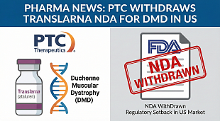 PTC Withdraws Translarna NDA for Duchenne Muscular Dystrophy in the US