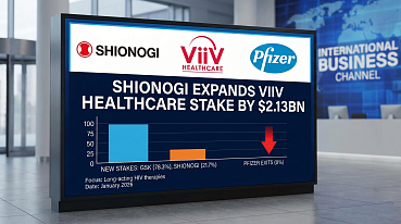 Shionogi Expands ViiV Healthcare Stake to 21.7% as Pfizer Exits