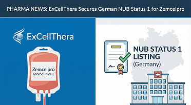 ExCellThera's Zemcelpro Grants German NUB Status 1 for Stem Cell Transplant