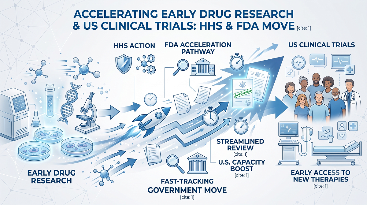 HHS & FDA Move to Fast-Track Early Drug Research and US Clinical Trials