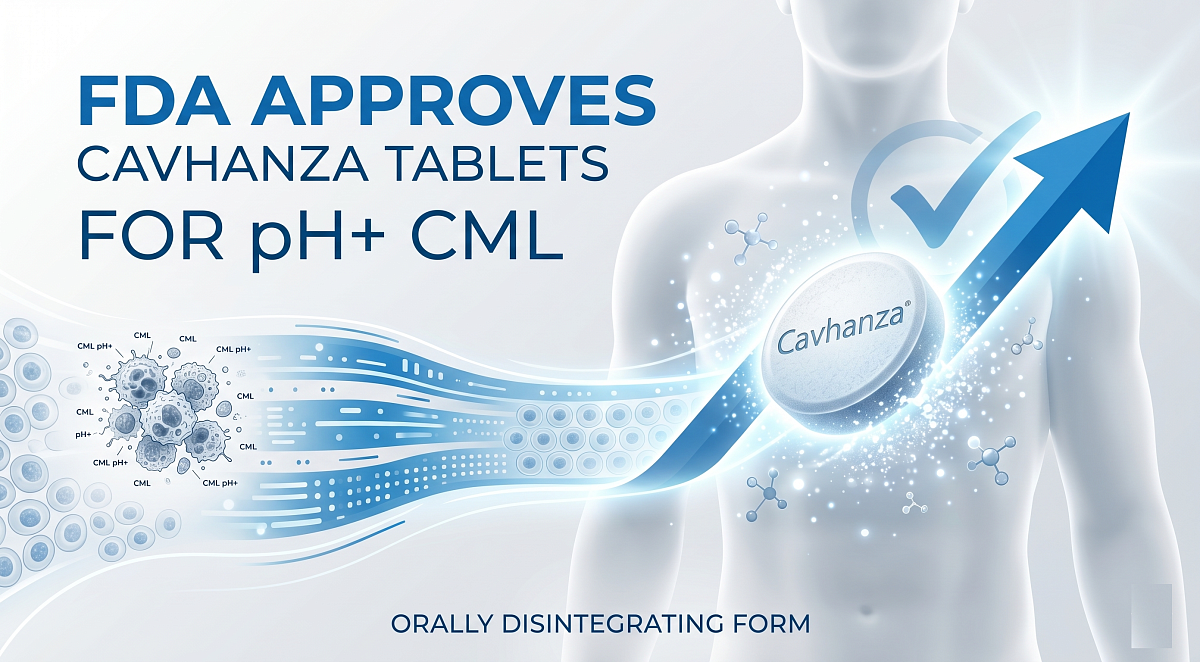 FDA Approves Orally Disintegrating Cavhanza Tablets for Ph+ CML