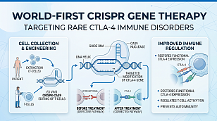 World-First CRISPR Gene Therapy Targets Rare CTLA-4 Immune Disorders