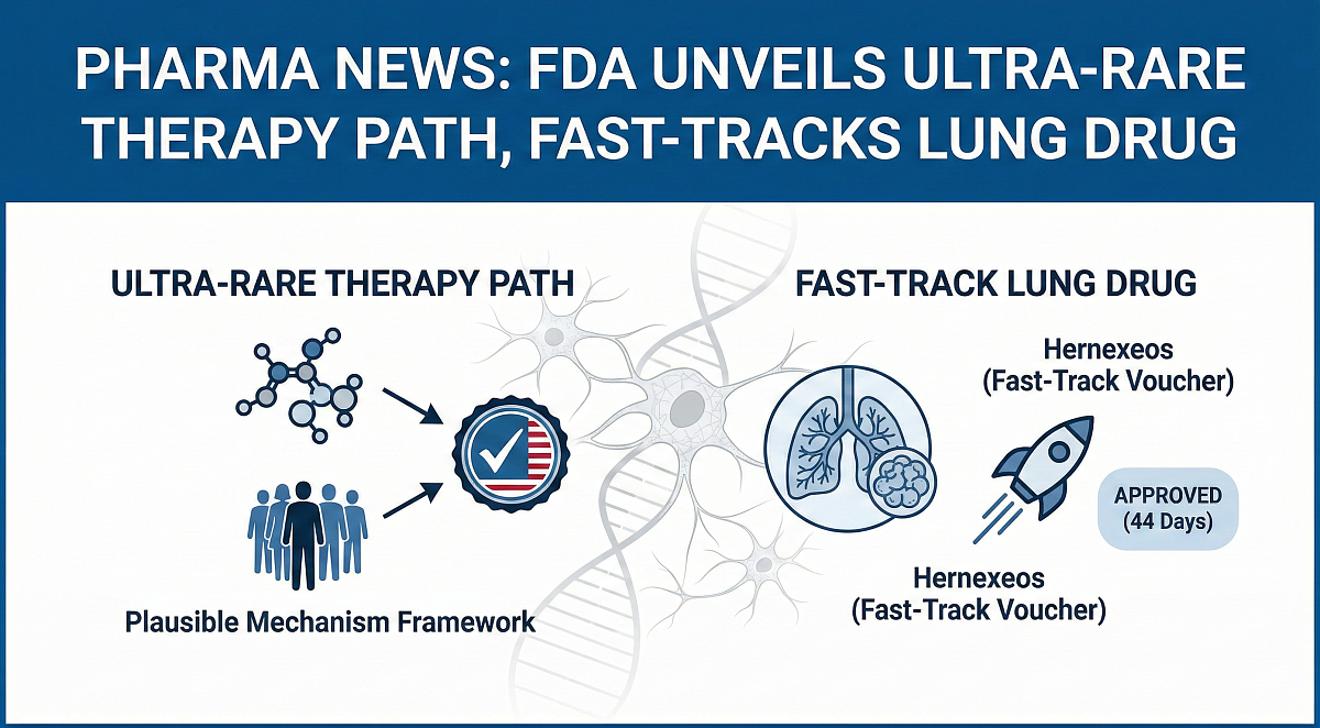 FDA Unveils Ultra-Rare Therapy Pathway & Fast-Tracks New Lung Cancer Drug