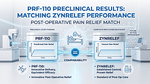 PRF-110 Preclinical Results Match Zynrelef for Post-Operative Pain Relief