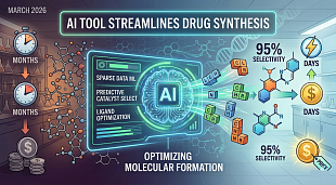 AI Tool Streamlines Drug Synthesis, Cutting Lab Work From Months to Days