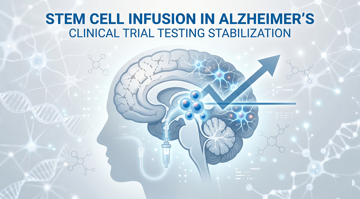 Clinical Trial Tests Stem Cell Infusion to Stabilize Alzheimer's Disease